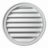Fypon Functional Brick Mould Style Round Louver