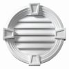 Fypon FRLV16MTK Decorative Trim Keystones Functional Round Louver