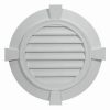 Fypon Functional Flat Trim Keystones Round Louver