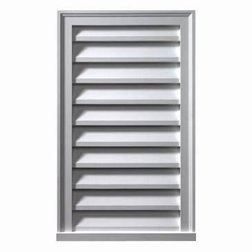 Fypon Decorative Brick Mould Style Vertical Louver