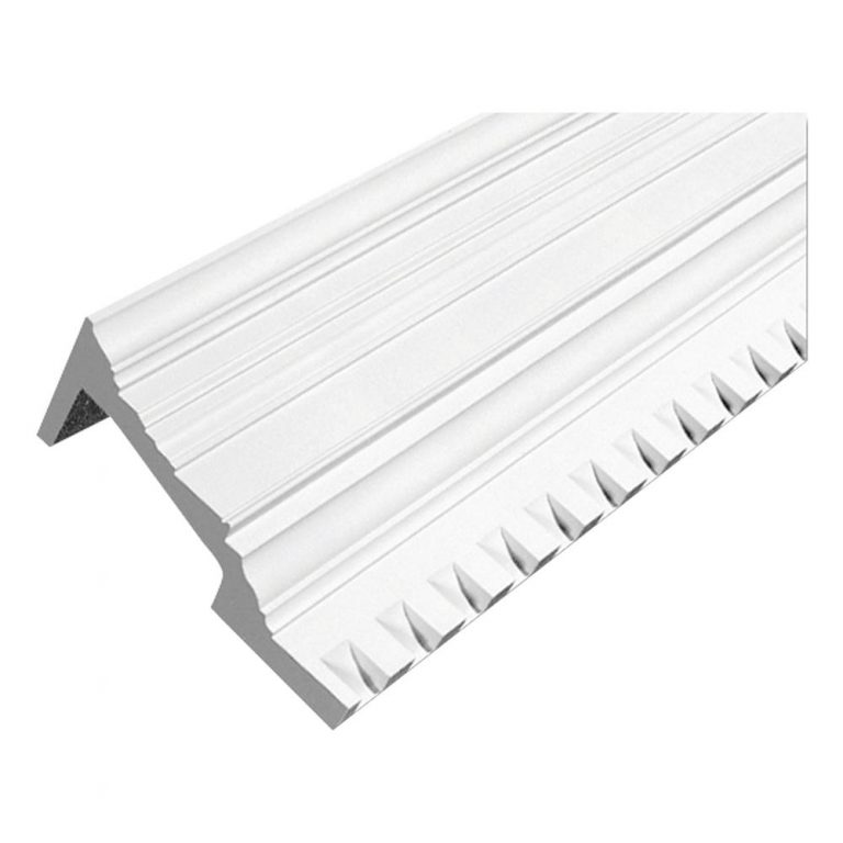 Fypon MLD419-12 Smooth Millwork Crown Dentil Moulding