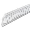 Fypon MLD430-12 Smooth Millwork Classic Crown Dentil Moulding