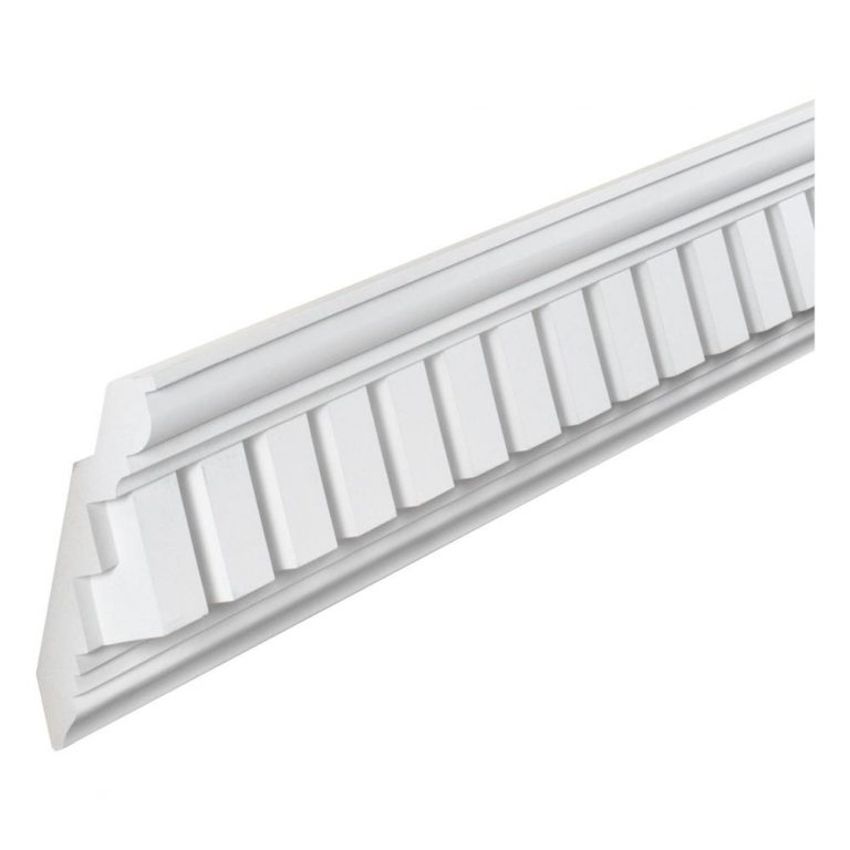 Fypon MLD430-12 Smooth Millwork Classic Crown Dentil Moulding