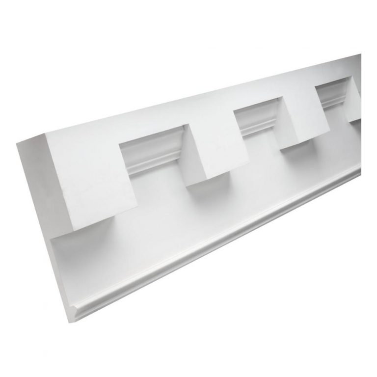 Fypon MLD434-16 Smooth Millwork Crown Dentil Moulding