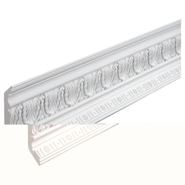 Fypon MLD493-12 Smooth Decorative Crown Leaf Moulding
