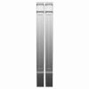 Fypon 2pcs Plinth Fluted Moulded Pilaster