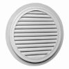 RLV32-2F ROUND LOUVER, Fypon 32" W/Flat Trim