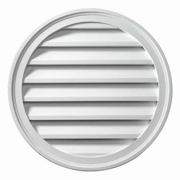 RLV42 ROUND LOUVER, Fypon Decorative 42" Diameter
