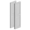 Fypon Smooth Double Panel Raised Shutter