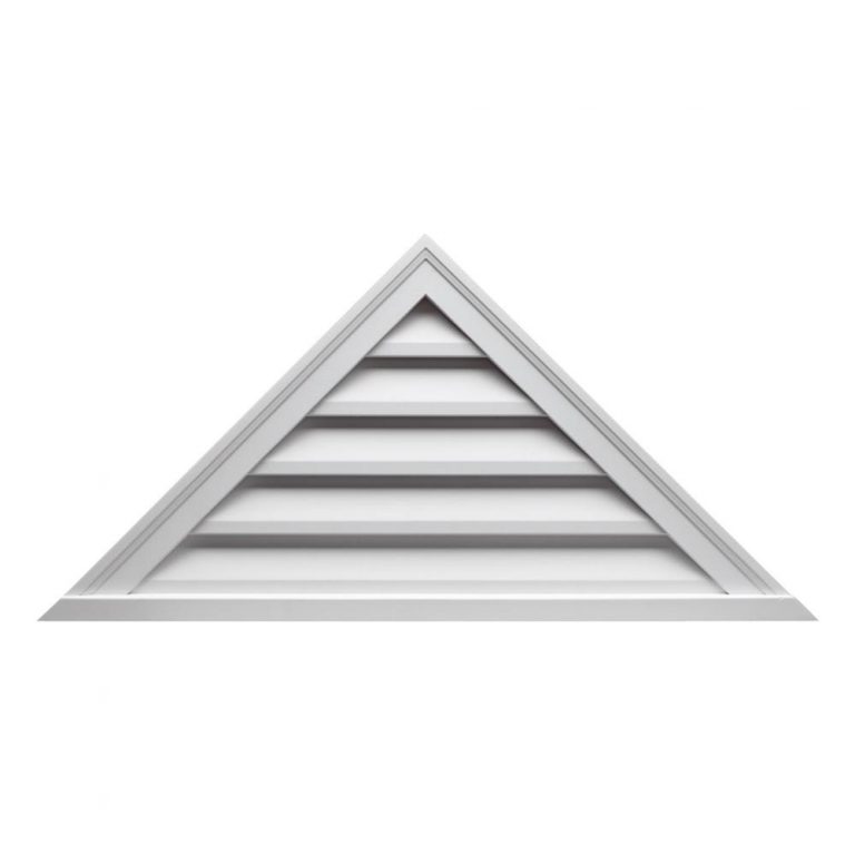 Fypon Decorative Brick Mould Style Triangle Louver
