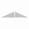 Fypon Decorative Two Piece Brickmould Style Triangle Louver