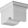 Fypon BKT5X8X6 Smooth Decorative Corbel Bracket