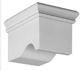 Fypon BKT5X8X6 Smooth Decorative Corbel Bracket