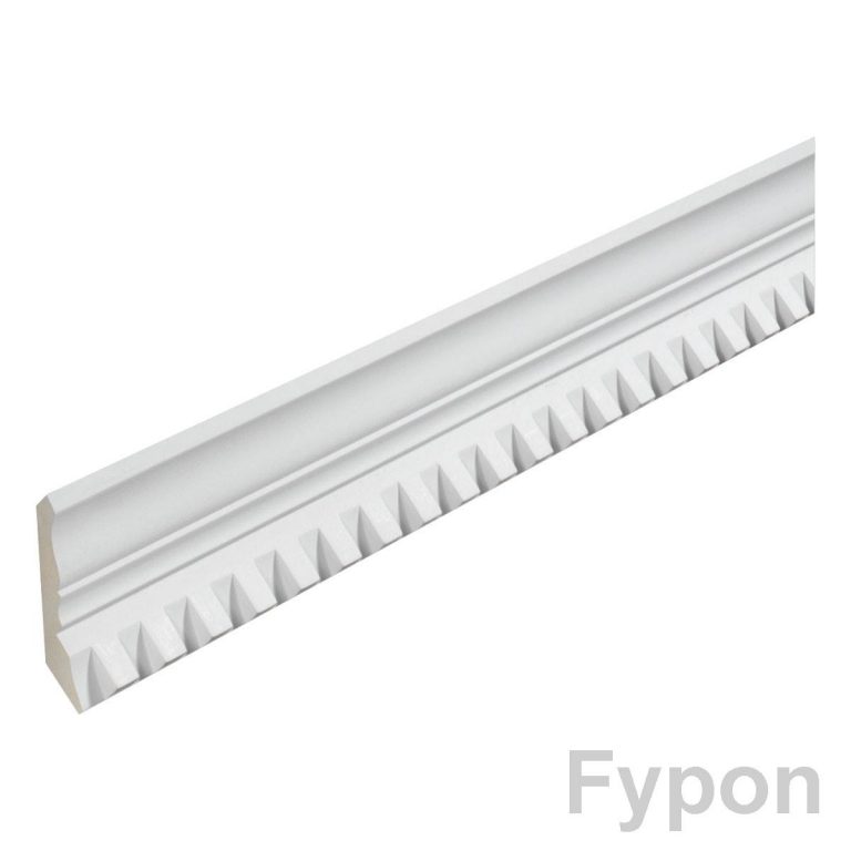 Fypon MLD404-16 Smooth Millwork Crown Dentil Moulding