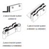 Afco Hurricane Brackets for Wellington, Empire and 8" Acadian Aluminum Columns. (& Pro-Lite)