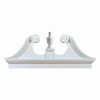 Fypon Bottom Trim Combination Rams Head Pediment