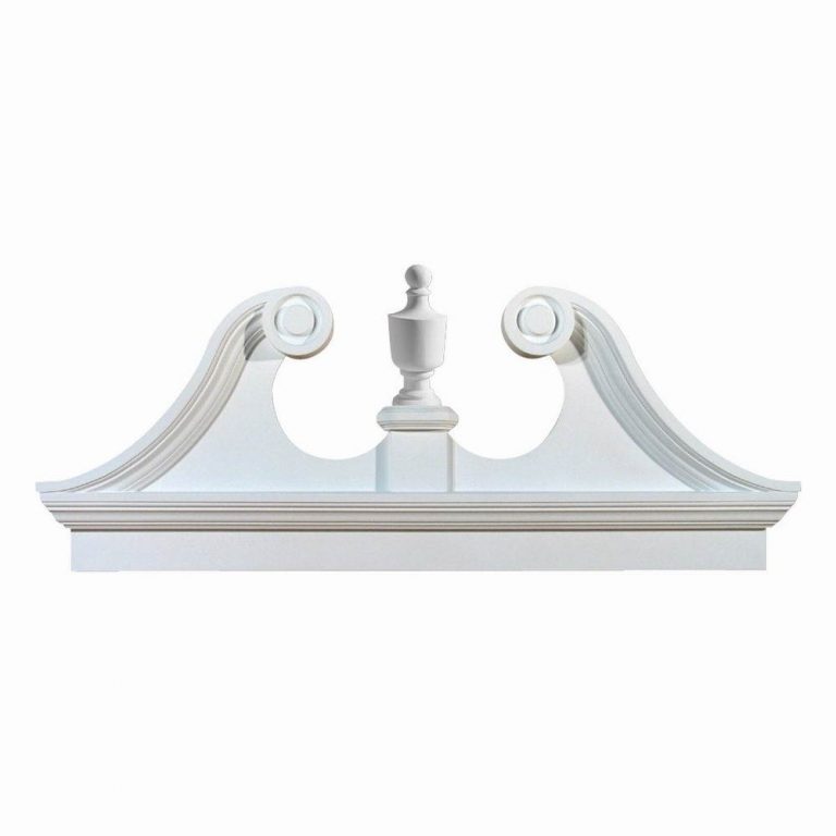 Fypon Bottom Trim Combination Rams Head Pediment