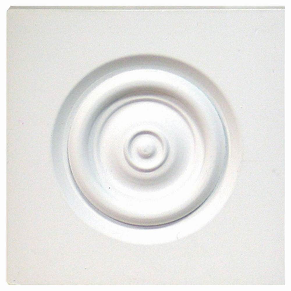 PLINTH BLOCK/ROSETTE, Fypon 2