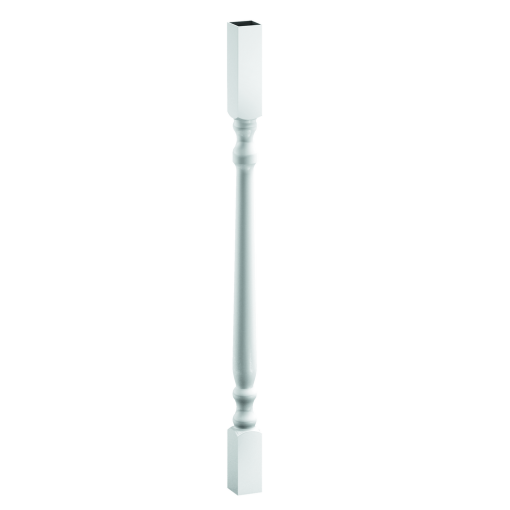 44043275CS Colonial Spindle (one) (1-1/2"x1-1/2"x32-3/4") [White]