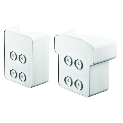 74070FFPBK Corner Post 45 degree Corner Post Kit for QuickRail [WHITE]