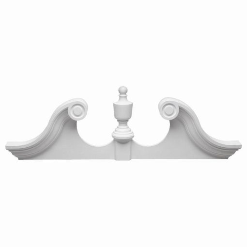 RAMS HEAD PEDIMENT, Fypon