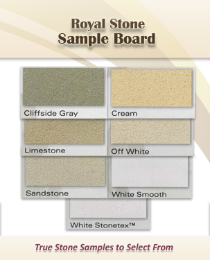 Royals Stone Sample Board Buy a Royal Stone Sample Board