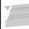 NN351 4"x96" (8FT.) No-Nail Crown Moulding 