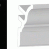 NN551 5-1/2"x96" (8FT.) No-Nail Crown Moulding 