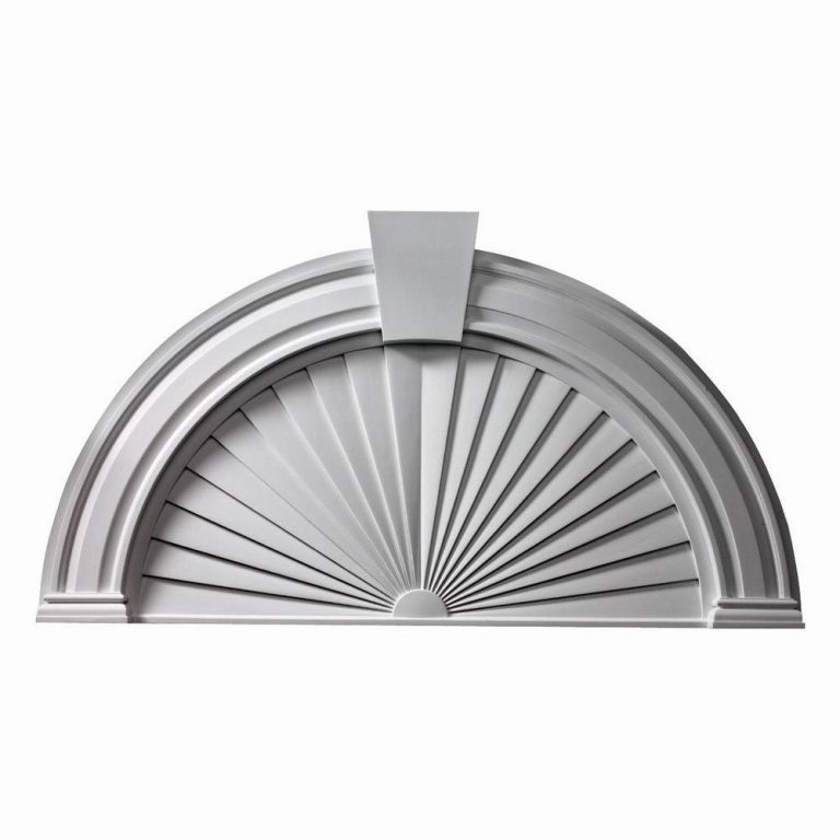 AR40X54PSK ARCH TRIM, Fypon 7" Panel W/Sunburst and Keystone 54" OD