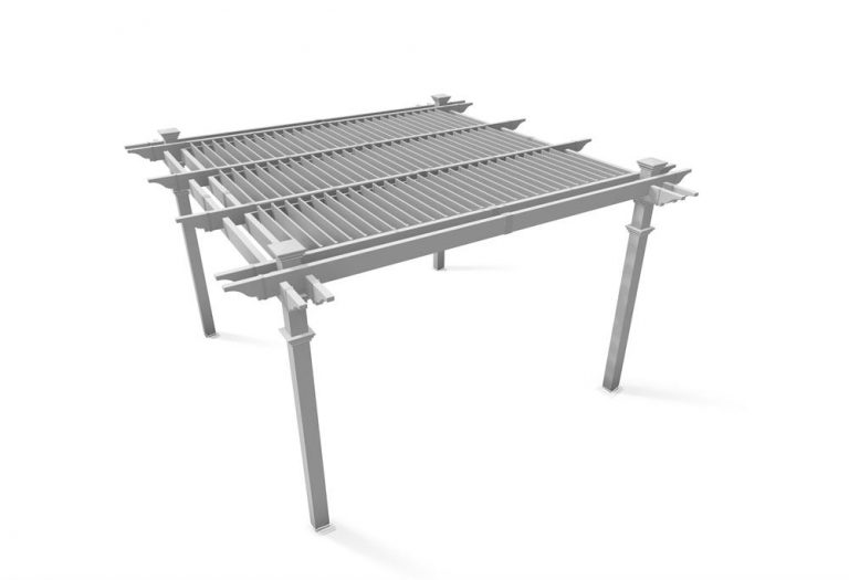 VA42070 Camelot Louvered Pergola VA42070
