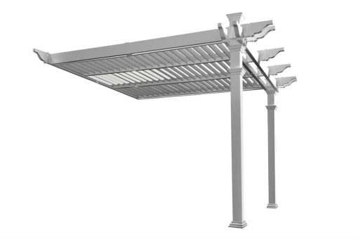 VA42072 Elysium Attached Louvered Pergola VA42072