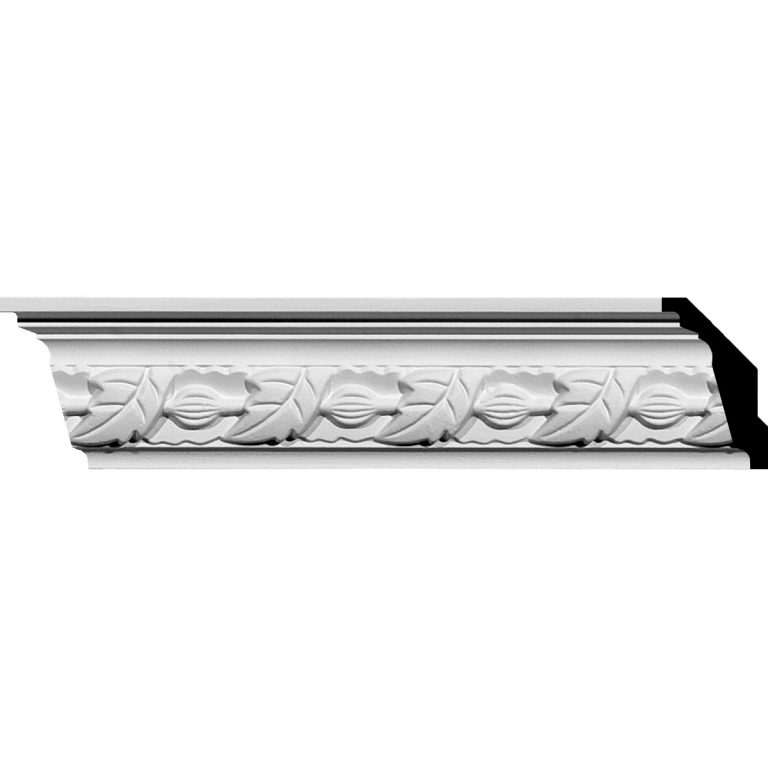2-1/2"H x 1-5/8"P x 3"F x 94-5/8"L Legacy Crown Mouldings (12 Inch Sample of MLD02X01X03LE)