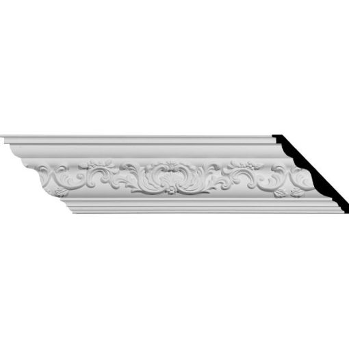 4-1/2"H x 4-5/8"P x 6-3/8"F x 94-5/8"L Emery Crown Mouldings (12 Inch Sample of MLD04X04X06EM)