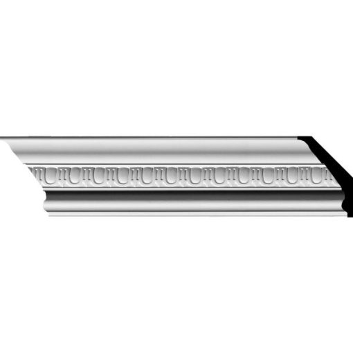 5"H x 3"P x 5-7/8"F x 94-5/8"L Hampshire Traditional Crown Mouldings (12 Inch Sample of MLD05X03X05HA)
