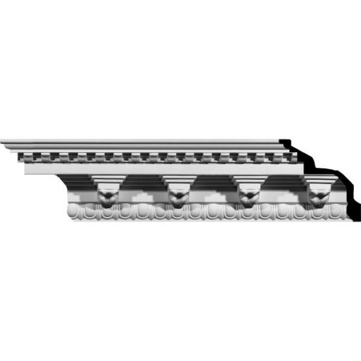 6-1/2"H x 6-1/2"P x 9-1/4"F x 94-1/2"L Stockport Crown Mouldings (12 Inch Sample of MLD06X06X09ST )