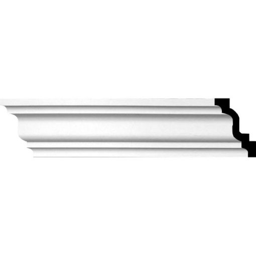 4"H x 3"P x 5"F x 94-1/2"L Nexus Traditional Crown Mouldings (12 Inch Sample of MLD04X03X05NE )