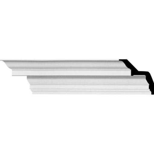 5"H x 5"P x 7"F x 94-1/2"L Felix Traditional Smooth Crown Mouldings (12 Inch Sample of MLD05X05X07FE )