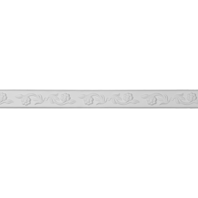 2-1/8"H x 5/8"P x 94-1/2"L Kent Running Flower Panel Mouldings (12 Inch Sample of MLD02X00KE)