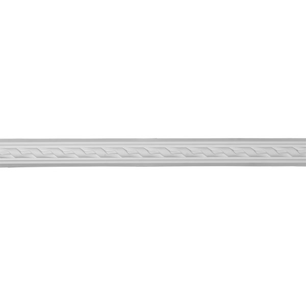 2"H x 3/4"P x 94-1/2"L Valeriano Ribbon Panel Mouldings (12 Inch Sample of PML02X00VA)