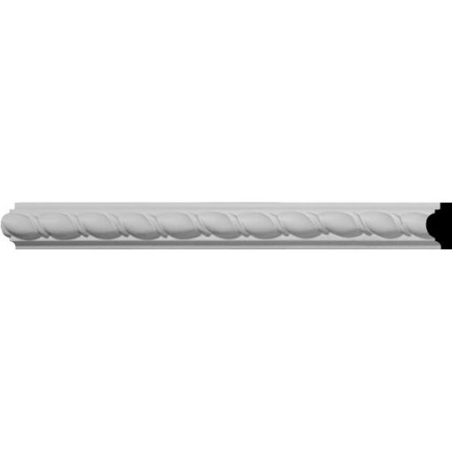 1"H x 5/8"P x 96"L Bulwark Rope Panel Mouldings (12 Inch Sample of MLD01X00BU)