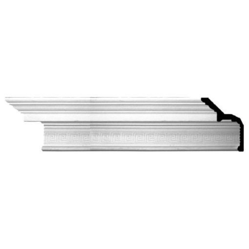 5-7/8"H x 4-3/4"P x 7-1/2"F x 94-1/2"L Nestor Greek Key Crown Mouldings (12 Inch Sample of MLD05X04X07NS)