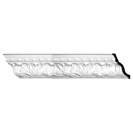 7"H x 5"P x 8-5/8"F x 96"L Zephyr with Egg & Dart Crown Mouldings (12 Inch Sample of MLD07X05X08ZE)