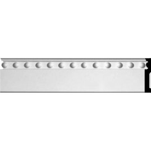 3-7/8"H x 1/2"P x 96"L Ashford Baseboard Moulding (12 Inch Sample of BBD03X00AS)