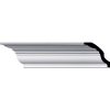 3"H x 3-1/2"P x 4-3/8"F x 94-1/2"L Bedford Smooth Crown Mouldings (12 Inch Sample of MLD03X03X04BE )