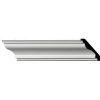 2-3/4"H x 2-1/2"P x 3-3/4"F x 94-1/2"L Artis Smooth Crown Mouldings (12 Inch Sample of MLD02X02X01AR)
