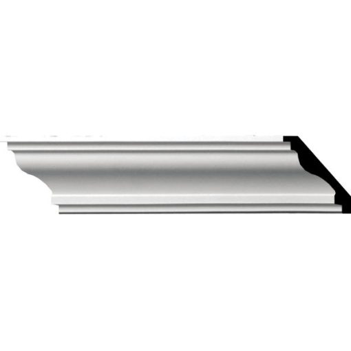 2-3/4"H x 2-1/2"P x 3-3/4"F x 94-1/2"L Artis Smooth Crown Mouldings (12 Inch Sample of MLD02X02X01AR)