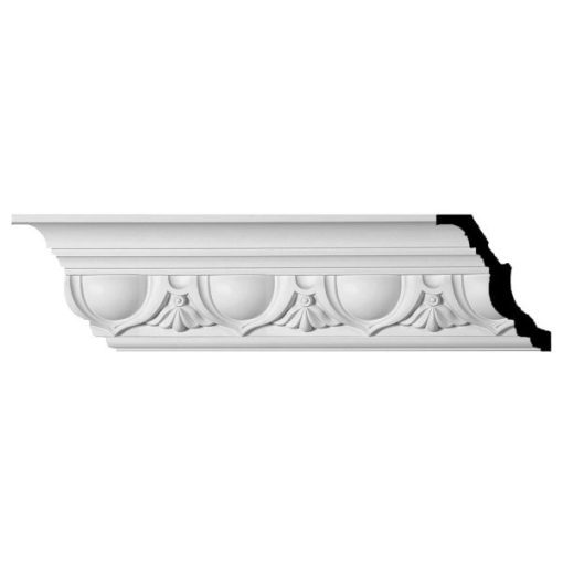 7-3/8"H x 6-1/8"P x 9-5/8"F x 96 "L, (7-3/8" Repeat), Artis Crown Mouldings (12 Inch Sample of MLD07X06X09AR)