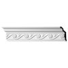 6-1/4"H x 2-3/4"P x 7"F x 96"L, (5-3/8" Repeat), Floral Crown Mouldings (12 Inch Sample of MLD06X02X07FL)