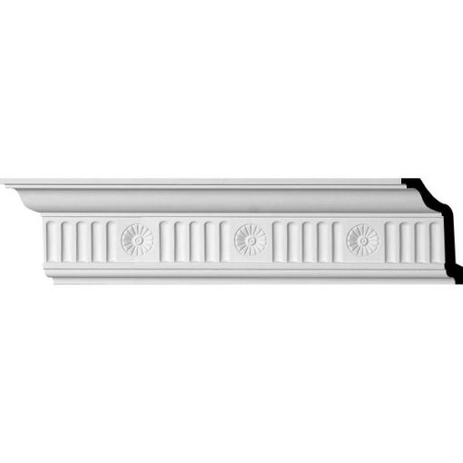 4"H x 2-7/8"P x 5"F x 96"L, (4-3/4" Repeat), Edwards Crown Mouldings (12 Inch Sample of MLD04X02X05ED)