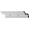 4-1/8"H x 5"P x 6-1/2"F x 94-1/2"L Cole Crown Mouldings (12 Inch Sample of MLD04X05X07CO)